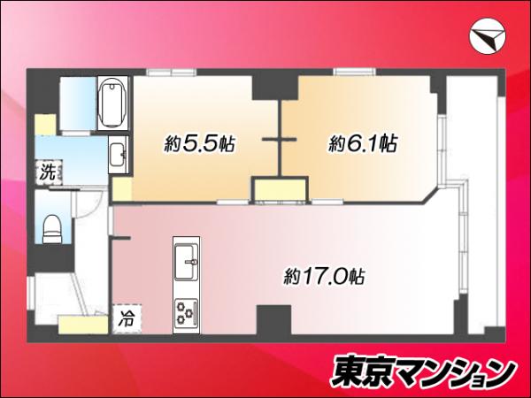 中古マンション 墨田区立花３丁目 東武亀戸線東あずま駅 4,780万円