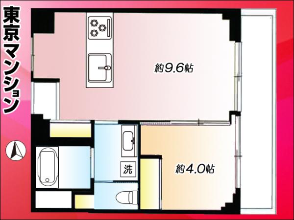 中古マンション 新宿区上落合２丁目10-6 都営大江戸線中井駅 2,999万円