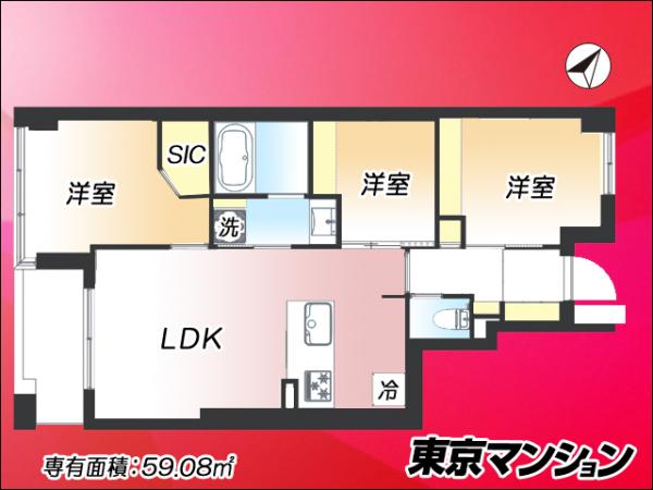 中古マンション 江東区新大橋１丁目 都営大江戸線森下駅 1億1,800万円