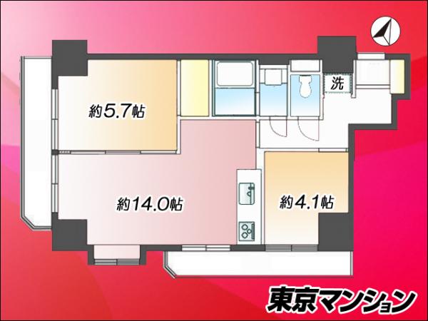 中古マンション 台東区根岸１丁目5-16 JR山手線鶯谷駅 5,890万円