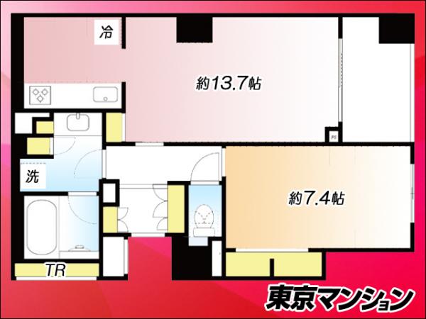 中古マンション 新宿区市谷仲之町 都営新宿線曙橋駅 1億2,480万円