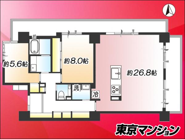 中古マンション 世田谷区南烏山２丁目 京王線芦花公園駅 9,980万円
