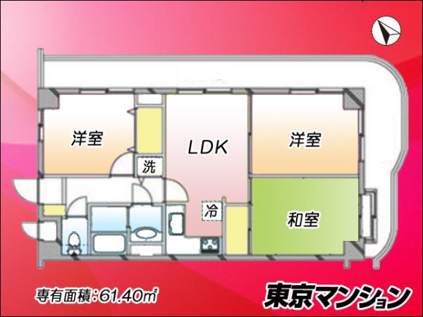 中古マンション 世田谷区南烏山３丁目19-8 京王線芦花公園駅 5,780万円