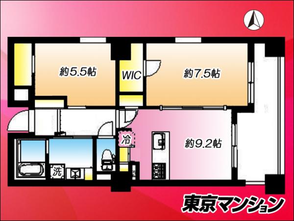 中古マンション 墨田区立花３丁目3-8 東武亀戸線東あずま駅 4,680万円