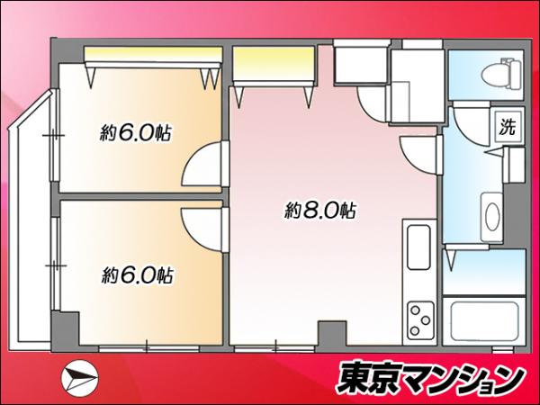 中古マンション 中野区本町６丁目27-13 丸の内線新中野駅 3,280万円
