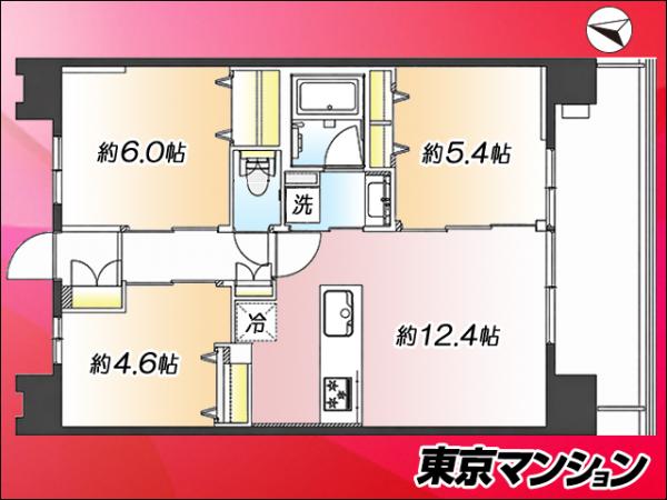 中古マンション 墨田区石原２丁目 都営大江戸線両国駅 1億499万円