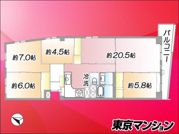 中古マンション 武蔵野市御殿山１丁目 JR中央・総武線吉祥寺駅 1億4,990万円