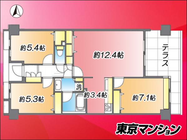 中古マンション 板橋区小茂根４丁目 有楽町線小竹向原駅 8,080万円