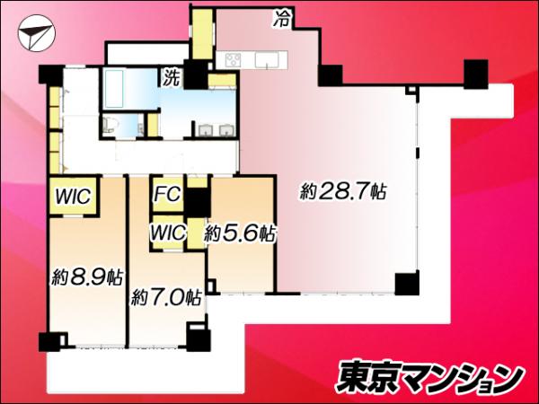 中古マンション 江東区東雲１丁目 有楽町線辰巳駅 1億7,999万円