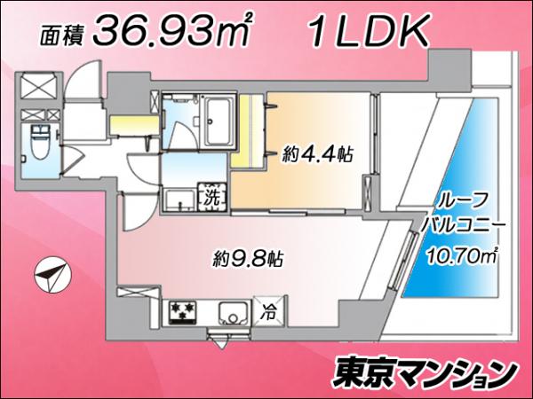 中古マンション 港区東麻布２丁目 南北線麻布十番駅 8,998万円