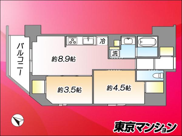 中古マンション 台東区日本堤１丁目28-7 日比谷線南千住駅 5,280万円