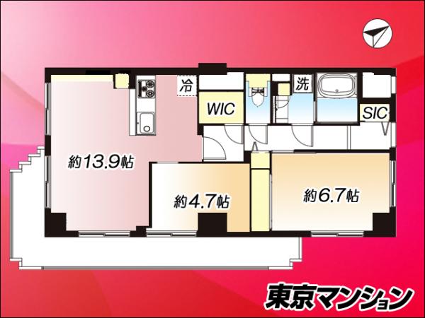 中古マンション 新宿区西早稲田２丁目 副都心線西早稲田駅 8,499万円