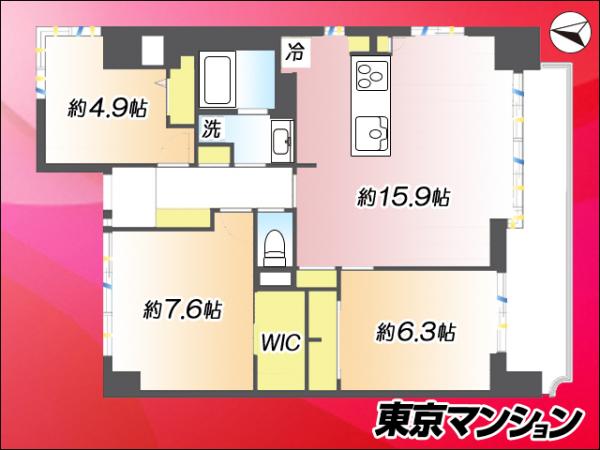 中古マンション 江東区亀戸６丁目 JR中央・総武線亀戸駅 8,490万円