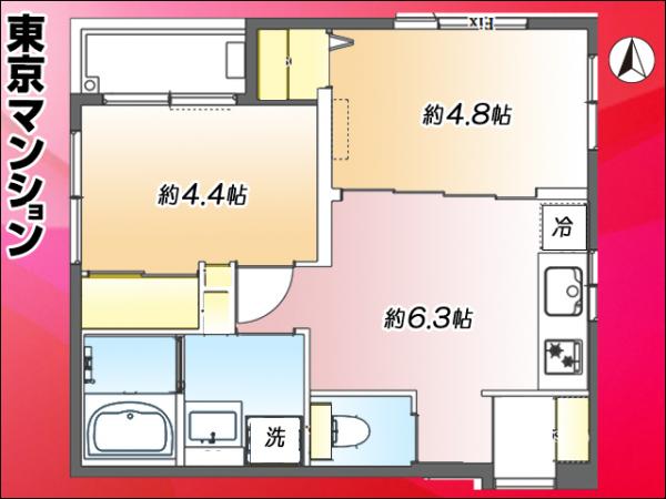 中古マンション 世田谷区三宿２丁目 京王井の頭線池ノ上駅 5,999万円