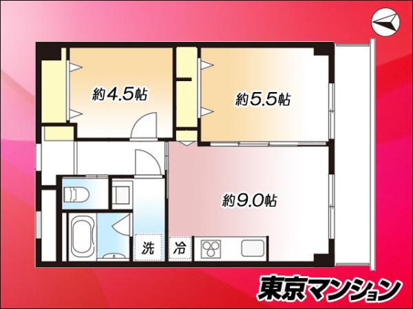 中古マンション 目黒区中目黒２丁目 東急東横線都立大学駅 4,280万円