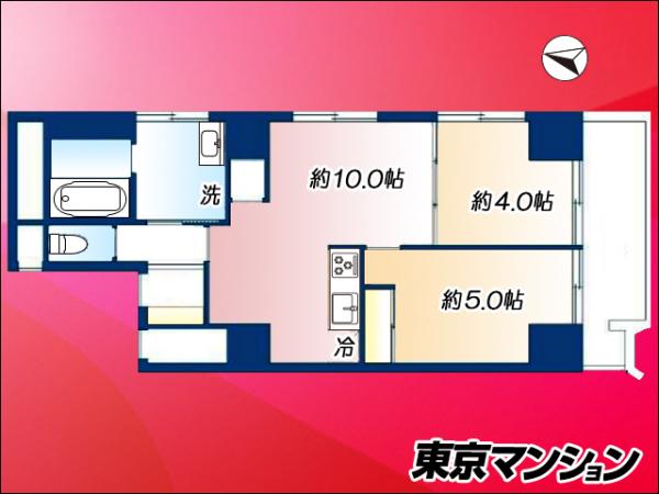 中古マンション 墨田区江東橋３丁目2 JR総武本線錦糸町駅 4,480万円