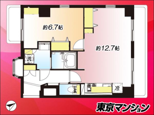 中古マンション 台東区蔵前４丁目 都営大江戸線蔵前駅 5,699万円