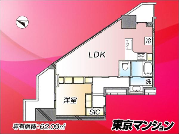 中古マンション 豊島区東池袋４丁目2-1 有楽町線東池袋駅 1億6,800万円