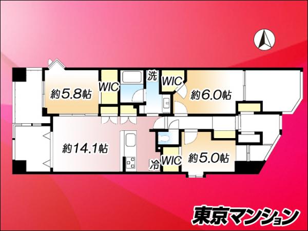 中古マンション 足立区中川２丁目 千代田常磐線亀有駅 6,780万円