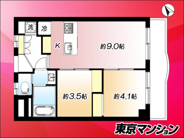 中古マンション 板橋区徳丸３丁目 東武東上線東武練馬駅 3,180万円