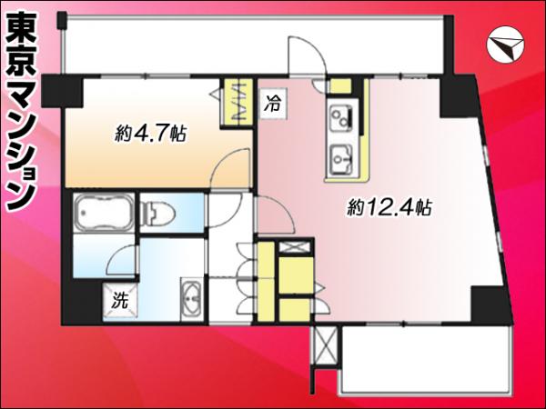 中古マンション 世田谷区大蔵１丁目2-24 小田急線千歳船橋駅 3,950万円