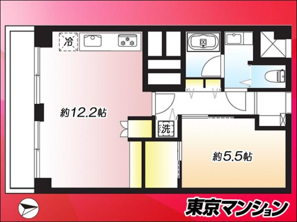 中古マンション 渋谷区代々木２丁目 都営新宿線新宿駅 6,480万円