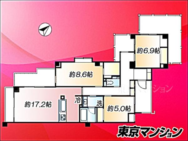 中古マンション 品川区上大崎３丁目9-37 JR山手線目黒駅 2億1,980万円