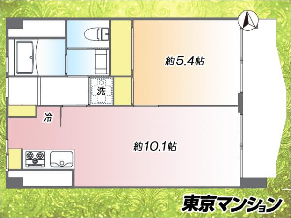 クレールメゾン品川 間取り図