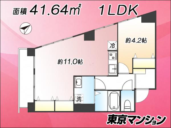 中古マンション 中野区東中野１丁目 JR中央・総武線東中野駅 2,980万円