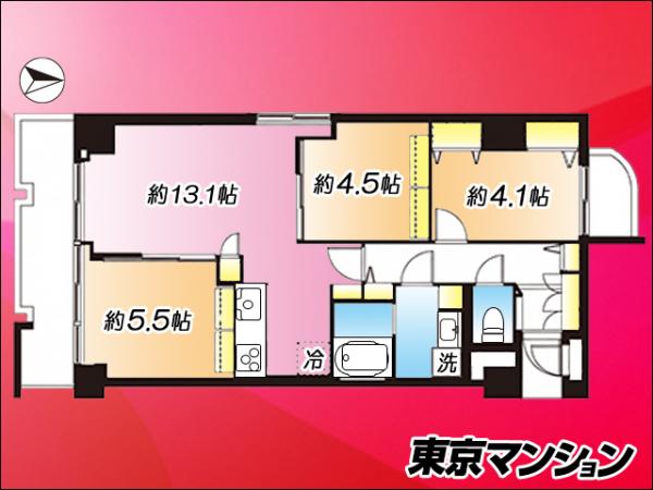 中古マンション 板橋区大山金井町 東武東上線下板橋駅 4,999万円
