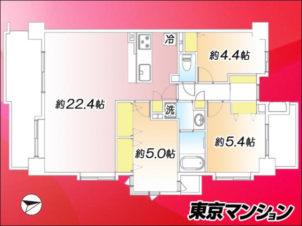 中古マンション 川口市川口２丁目14-29 JR京浜東北線川口駅 6,080万円