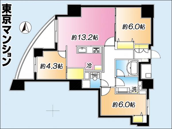 中古マンション 川口市飯塚２丁目2番10号 JR京浜東北線川口駅 6,998万円