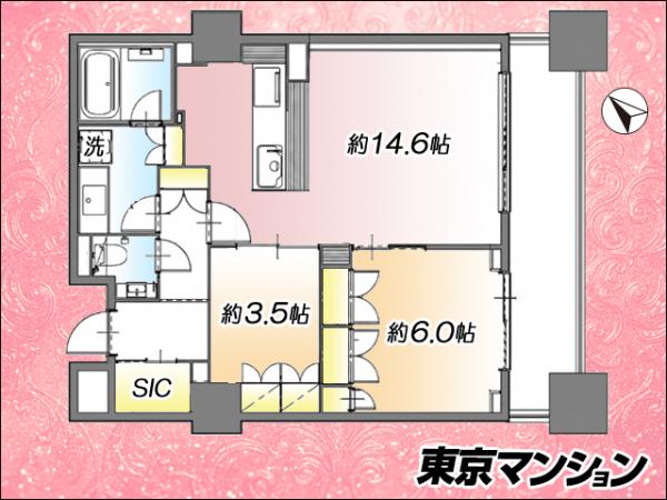 中古マンション 江東区有明１丁目3-14 ゆりかもめ有明テニスの森駅 1億2,480万円