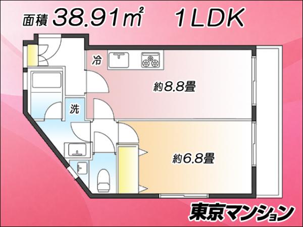 中古マンション 板橋区熊野町 東武東上線大山駅 3,500万円