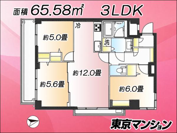 中古マンション 川口市本町３丁目6-3 JR京浜東北線川口駅 4,599万円