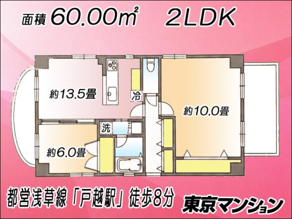 中古マンション 品川区中延１丁目 東急池上線荏原中延駅 9,880万円