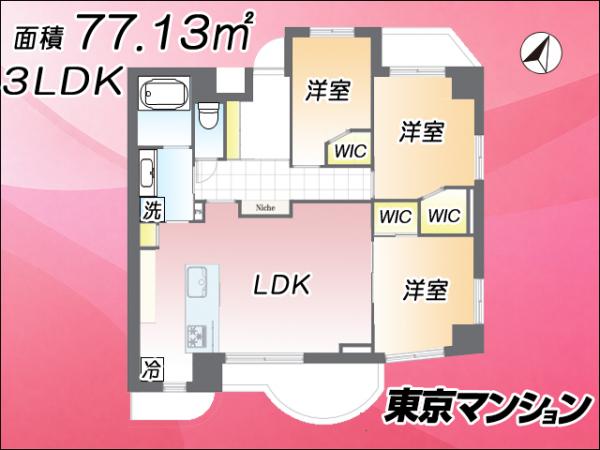 中古マンション 足立区千住１丁目37-10 千代田線北千住駅 9,280万円
