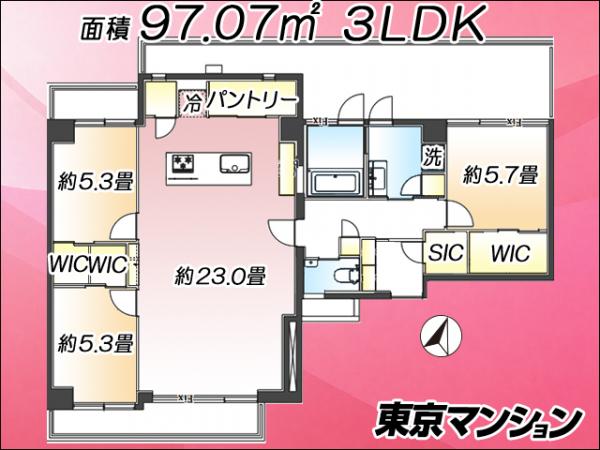 クレスト西荻窪 間取り図