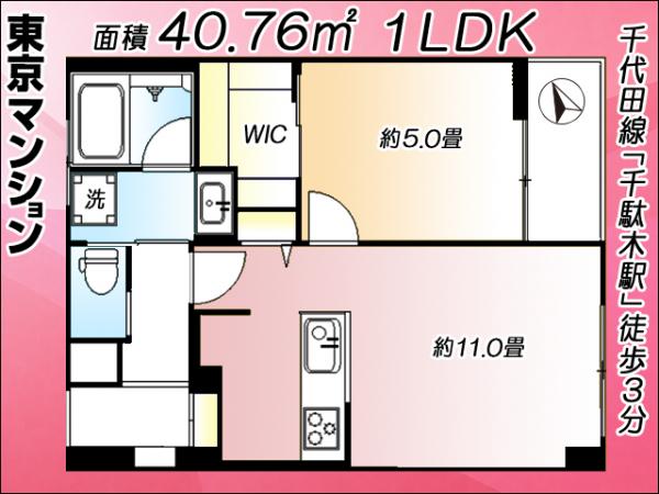 中古マンション 文京区千駄木３丁目42-4 千代田線千駄木駅 3,980万円