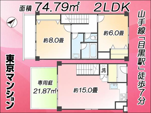 中古マンション 目黒区目黒１丁目5-11 JR山手線目黒駅 8,480万円