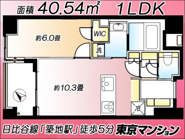 中古マンション 中央区築地６丁目 日比谷線築地駅 9,799万円