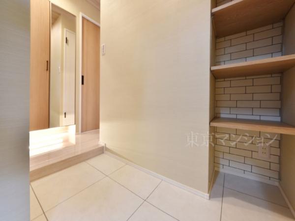 高輪台マンション 玄関
