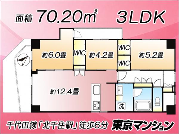 中古マンション 足立区千住旭町31-2 千代田線北千住駅 6,499万円