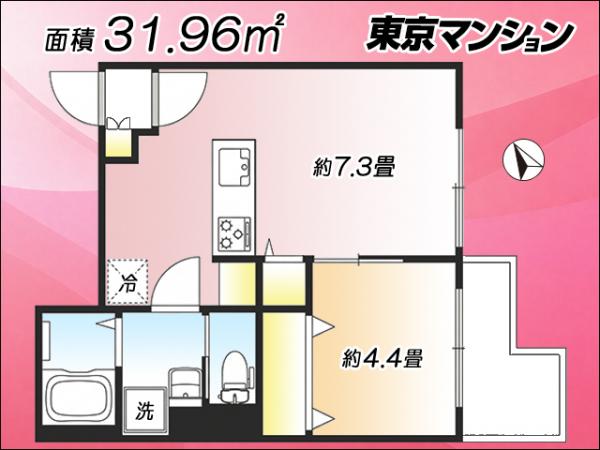 エスカイア吉祥寺 間取り図