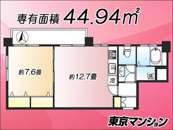 中古マンション 新宿区二十騎町2-12 都営大江戸線牛込神楽坂駅 4,380万円