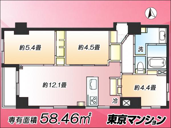 中古マンション 台東区三筋１丁目 都営大江戸線新御徒町駅 6,690万円