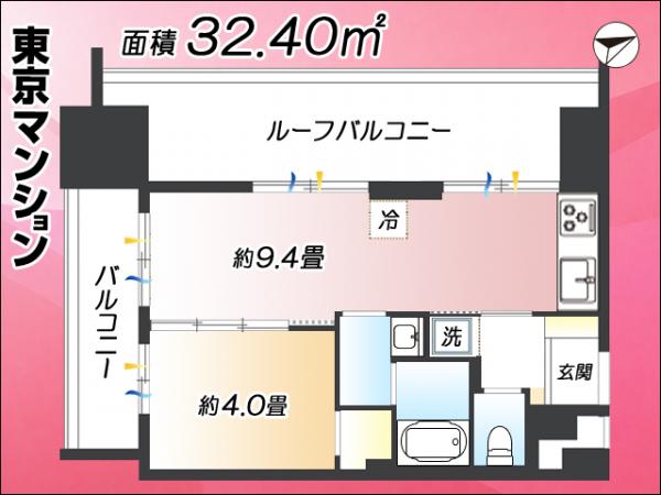 中古マンション 大田区上池台４丁目2-6 東急大井町線旗の台駅 2,680万円
