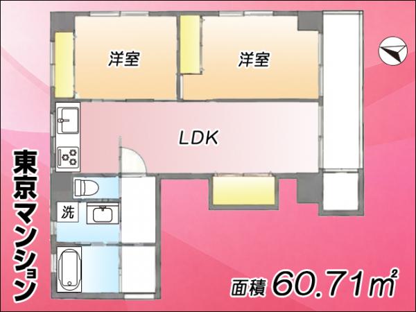 中古マンション 豊島区巣鴨３丁目1-14 JR山手線巣鴨駅 7,480万円