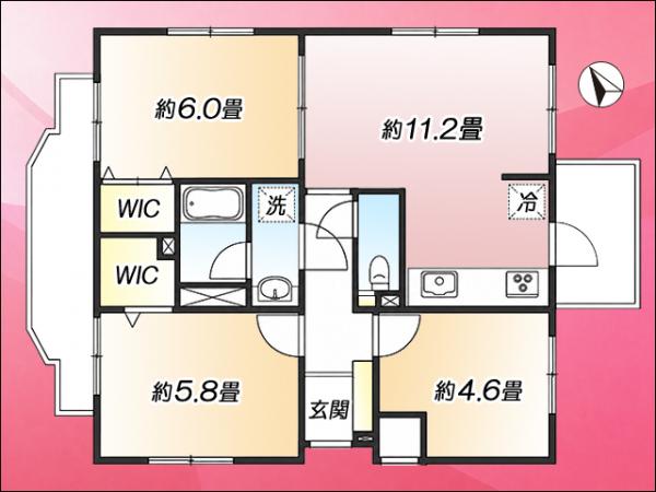 中古マンション 武蔵野市西久保２丁目 JR中央線三鷹駅 6,780万円