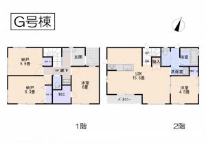 新築戸建 さいたま市南区内谷２丁目6 JR武蔵野線西浦和駅 37900000